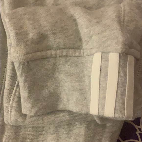 ADIDAS GREY SWEATS - Picture 2 of 5